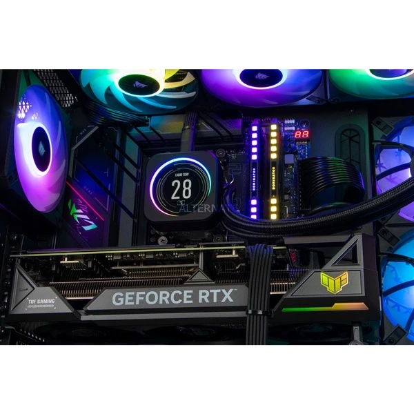 ALTERNATE Gaming-PC ICUE Edition • RTX 4070 Ti • AMD Ryzen™ 7 7800X3D • 32 GB RAM – Bild 3