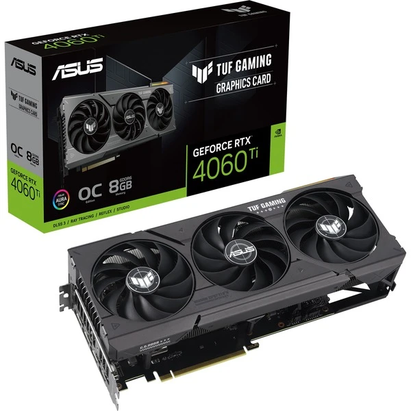ASUS GeForce RTX 4060 Ti TUF GAMING OC, Grafikkarte