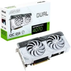 ASUS GeForce RTX 4070 DUAL OC WHITE, Grafikkarte