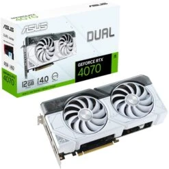 ASUS GeForce RTX 4070 DUAL WHITE, Grafikkarte