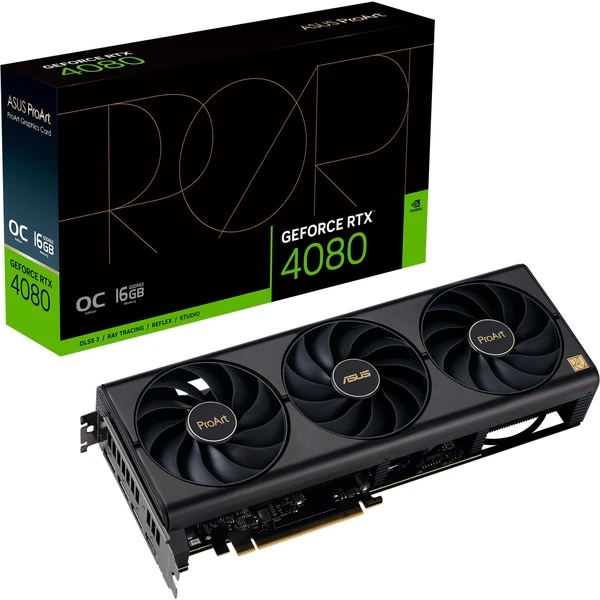 ASUS GeForce RTX 4080 PROART OC, Grafikkarte 1 ASUS GeForce RTX 4080 PROART OC, Grafikkarte