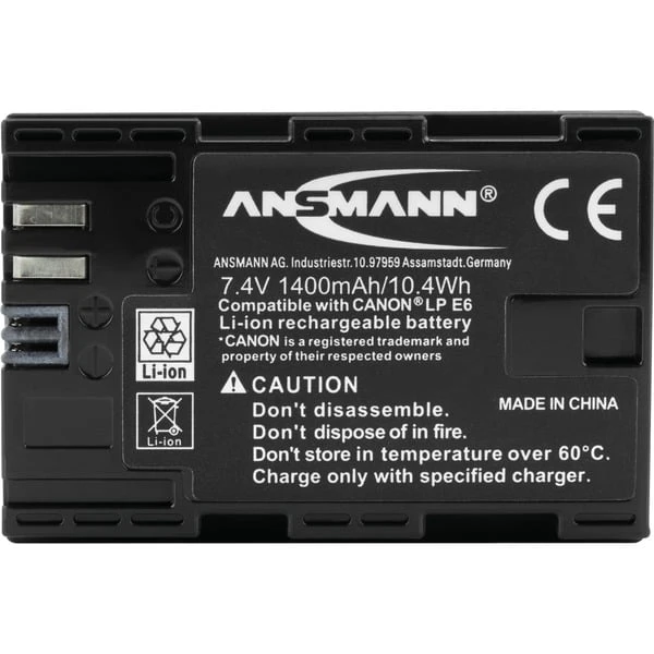 Ansmann A-Can LP-E6, Kamera-Akku 2 Ansmann A-Can LP-E6, Kamera-Akku – Bild 2