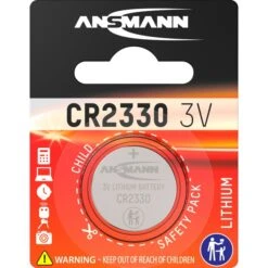Ansmann Lithium Knopfzelle CR2330, Batterie