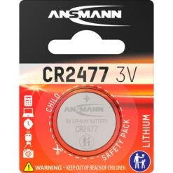 Ansmann Lithium Knopfzelle CR2477, Batterie