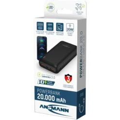 Ansmann Powerbank 20.000mAh PB320PD -HPP Computer Geschaft Ansmann Powerbank 20 000mAh PB320PD@@1839939 10