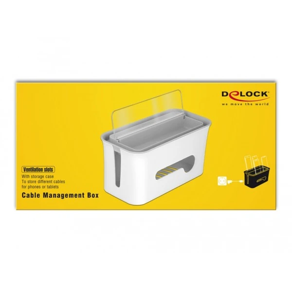 DeLOCK Kabelmanagement Box Mit Aufbewahrungsfach 8 DeLOCK Kabelmanagement Box Mit Aufbewahrungsfach – Bild 8