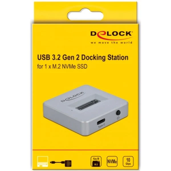 DeLOCK M.2 Dockingstation Für M.2 NVMe PCIe SSD – Bild 3