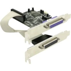 DeLOCK PCI Express Karte 2x Parallel, Schnittstellenkarte