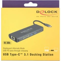 DeLOCK USB C 3.1 Dockingstation -HPP Computer Geschaft DeLOCK USB C 3 1 Dockingstation@@rdua9p11 3