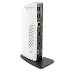 DeLOCK USB Dockingstation Dual HDMI Full-HD / USB 3.2 / LAN / Audio