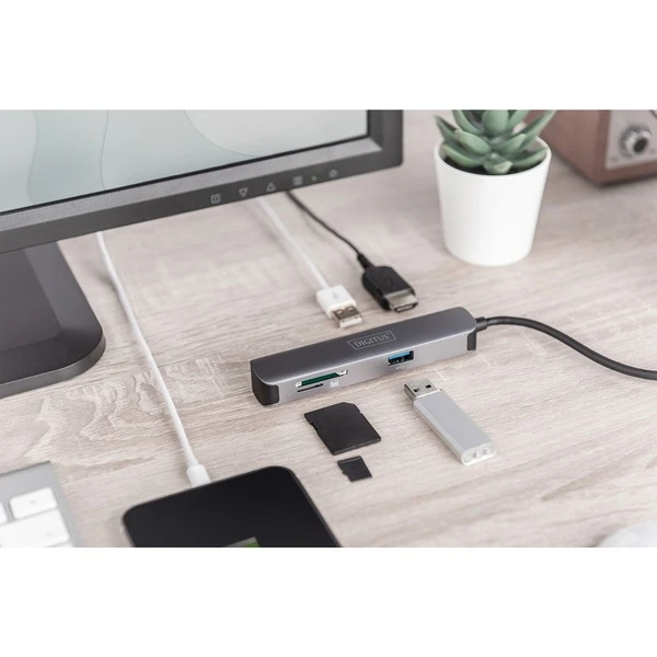 Digitus USB Type-C Multiport Dock, Dockingstation – Bild 8