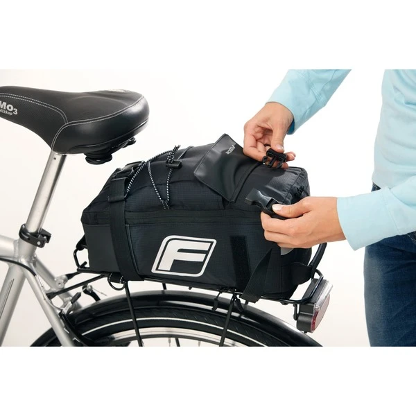 FISCHER Fahrrad 2in1 Gepäckträgertasche/Rucksack, Fahrradkorb/-tasche – Bild 10