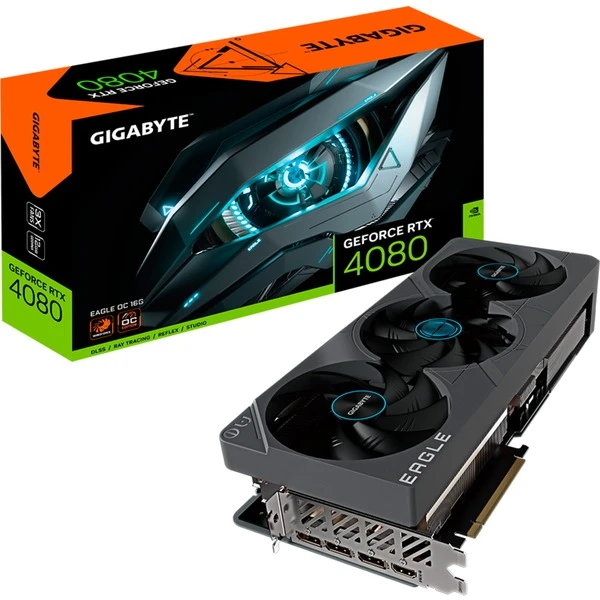GIGABYTE GeForce RTX 4080 EAGLE OC, Grafikkarte 1 GIGABYTE GeForce RTX 4080 EAGLE OC, Grafikkarte