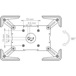 HAGOR HA Flex-Lock Wallmount, Halterung -HPP Computer Geschaft HAGOR HA Flex Lock Wallmount Halterung@@1774525 5