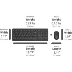 HP 330 Wireless-Maus Und -Tastatur, Desktop-Set -HPP Computer Geschaft HP 330 Wireless Maus und Tastatur Desktop Set@@1786758 2