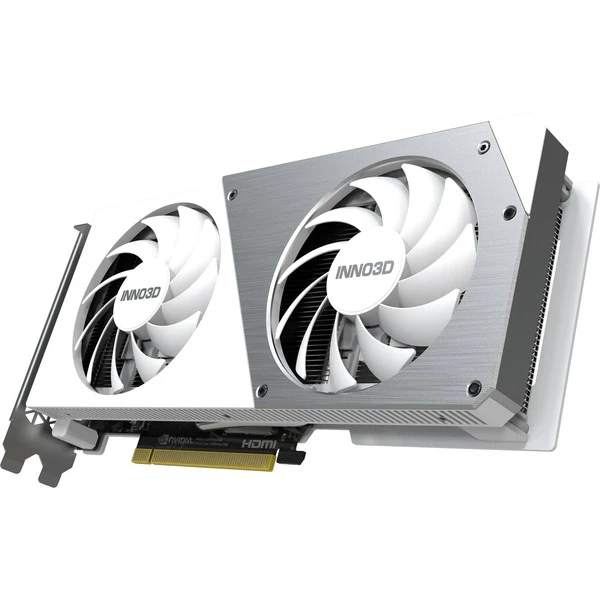 INNO3D GeForce RTX 4060 TWIN X2 OC WHITE, Grafikkarte – Bild 3