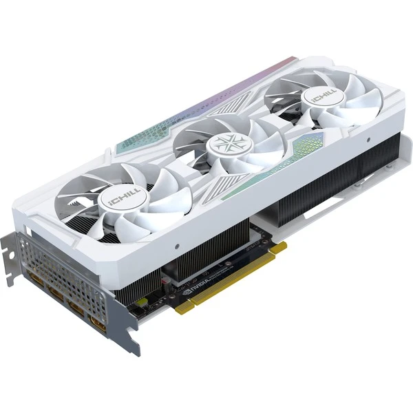INNO3D GeForce RTX 4060 Ti 8GB ICHILL X3 WHITE, Grafikkarte – Bild 3