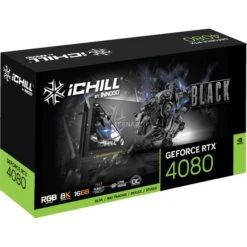 INNO3D GeForce RTX 4080 ICHILL BLACK, Grafikkarte -HPP Computer Geschaft INNO3D GeForce RTX 4080 ICHILL BLACK Grafikkarte@@1878048 32