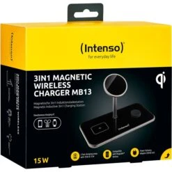 Intenso 3in1 Magnetic Wireless Charging Stand MB13, Ladestation -HPP Computer Geschaft Intenso 3in1 Magnetic Wireless Charging Stand MB13 Ladestation@@100009494 4
