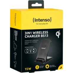 Intenso 3in1 Wireless Charging Stand BS13, Ladestation -HPP Computer Geschaft Intenso 3in1 Wireless Charging Stand BS13 Ladestation@@100009487 4