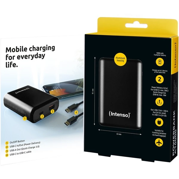 Intenso Powerbank A10000 5 Intenso Powerbank A10000 – Bild 5