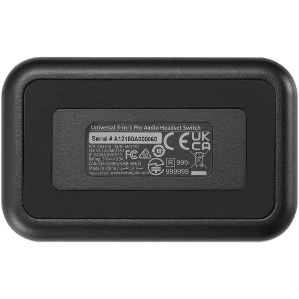 Kensington Universal 3-in-1 Pro Audio Headset Switch – Bild 5
