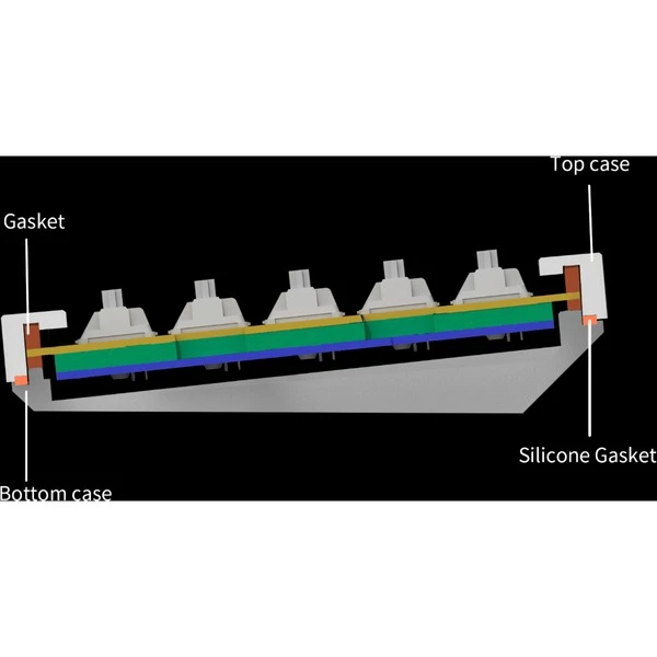 Keychron Q8 Barebone ISO Knob, Gaming-Tastatur 3 Keychron Q8 Barebone ISO Knob, Gaming-Tastatur – Bild 3