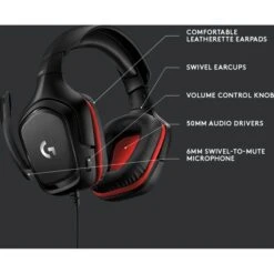 Logitech G332 Gaming Headset, Gaming-Headset -HPP Computer Geschaft Logitech G332 Gaming Headset Gaming Headset@@kh l5q 35