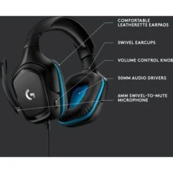 Logitech G432 Gaming Headset, Gaming-Headset -HPP Computer Geschaft Logitech G432 Gaming Headset Gaming Headset@@kh l5r 35