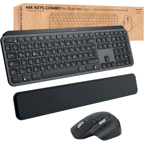 Logitech MX Keys Combo For Business Gen 2, Desktop-Set