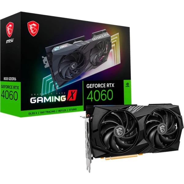 MSI GeForce RTX 4060 GAMING X 8G, Grafikkarte 1 MSI GeForce RTX 4060 GAMING X 8G, Grafikkarte