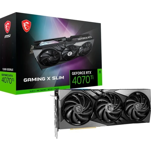 MSI GeForce RTX 4070 Ti GAMING X SLIM 12G, Grafikkarte