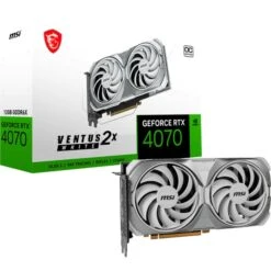 MSI GeForce RTX 4070 VENTUS 2X OC WHITE, Grafikkarte