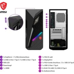 MSI MAG Infinite S3 13NUB5-1206AT, Gaming-PC -HPP Computer Geschaft MSI MAG Infinite S3 13NUB5 1206AT Gaming PC@@100008568 6