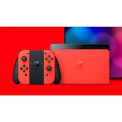 Nintendo Switch (OLED-Modell) Mario Red Edition, Spielkonsole -HPP Computer Geschaft Nintendo Switch OLED Modell Mario Red Edition Spielkonsole@@100013634 6