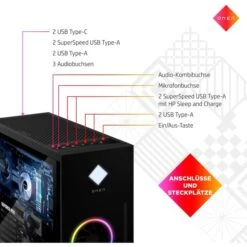 OMEN 40L Gaming-Desktop GT21-0023ng, Gaming-PC -HPP Computer Geschaft OMEN 40L Gaming Desktop GT21 0023ng Gaming PC@@1859990 4