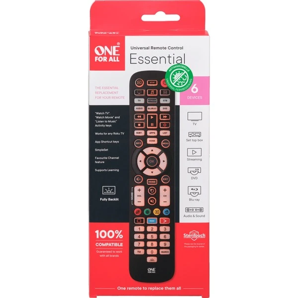 One For All Essential 6, Fernbedienung 3 One For All Essential 6, Fernbedienung – Bild 3