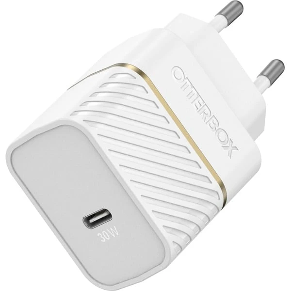 Otterbox USB-C Wand-Schnellladegerät 30W Cloud Dust White 1 Otterbox USB-C Wand-Schnellladegerät 30W Cloud Dust White