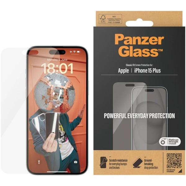 PanzerGlass Displayschutz Classic Fit, Schutzfolie 3 PanzerGlass Displayschutz Classic Fit, Schutzfolie – Bild 3