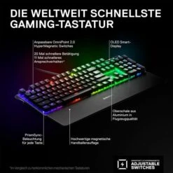 SteelSeries APEX Pro, Gaming-Tastatur -HPP Computer Geschaft SteelSeries APEX Pro Gaming Tastatur@@1549607 2