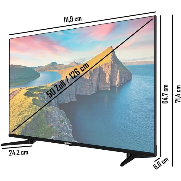Telefunken QU50K800, QLED-Fernseher 3 Telefunken QU50K800, QLED-Fernseher – Bild 3