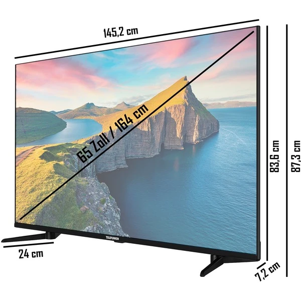 Telefunken QU65K800, QLED-Fernseher 3 Telefunken QU65K800, QLED-Fernseher – Bild 3