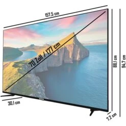 Telefunken QU70L800, QLED-Fernseher 5 Telefunken QU70L800, QLED-Fernseher -HPP Computer Geschaft Telefunken QU70L800 QLED Fernseher@@1919683 2