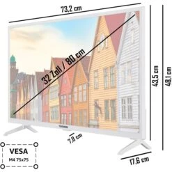 Telefunken XF32SN550SD-W, LED-Fernseher -HPP Computer Geschaft Telefunken XF32SN550SD W LED Fernseher@@1913765 2
