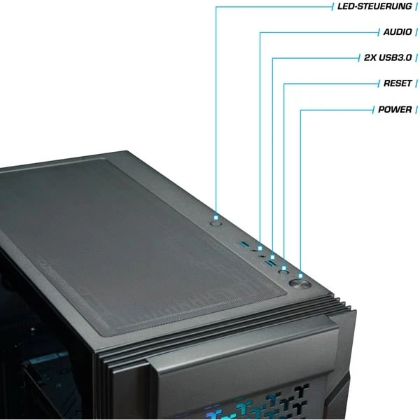 Thermaltake Tarvos Black, Gaming-PC 9 Thermaltake Tarvos Black, Gaming-PC – Bild 9