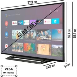 Toshiba 43LA3B63DGW, LED-Fernseher -HPP Computer Geschaft Toshiba 43LA3B63DGW LED Fernseher@@1913748 2