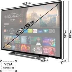 Toshiba 43UF3D63DA, LED-Fernseher -HPP Computer Geschaft Toshiba 43UF3D63DA LED Fernseher@@1913749 2