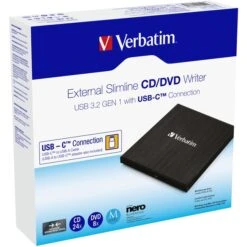 Verbatim Externer Slimline CD-DVD-Brenner, Externer DVD-Brenner -HPP Computer Geschaft Verbatim Externer Slimline CD DVD Brenner externer DVD Brenner@@ceuv97 4