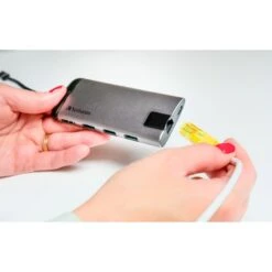Verbatim USB-C Multiport-Hub, Dockingstation -HPP Computer Geschaft Verbatim USB C Multiport Hub Dockingstation@@1737979 6