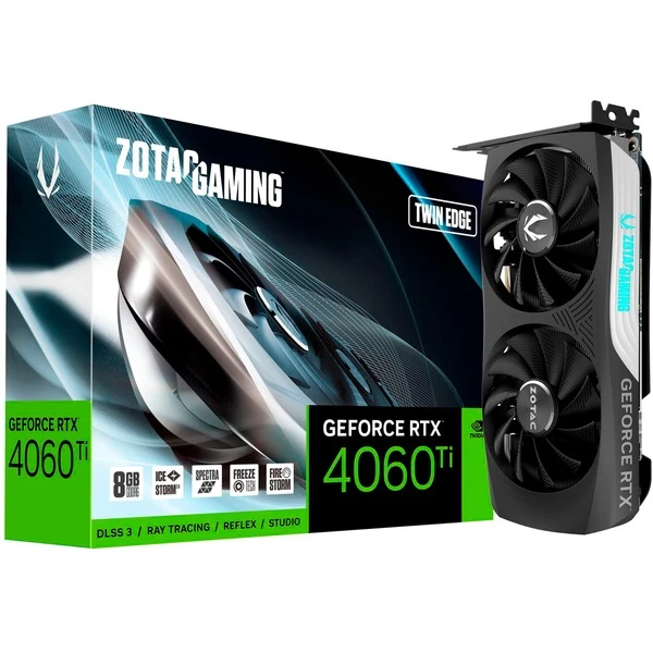 ZOTAC GeForce RTX 4060 Ti 8GB Twin Edge OC, Grafikkarte